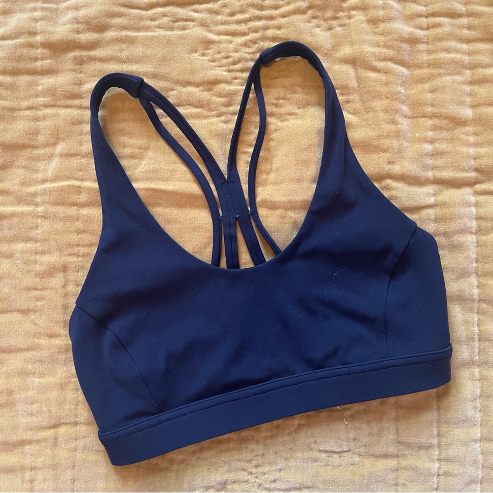 Lululemon Ride and Reflect Black Sports Bra